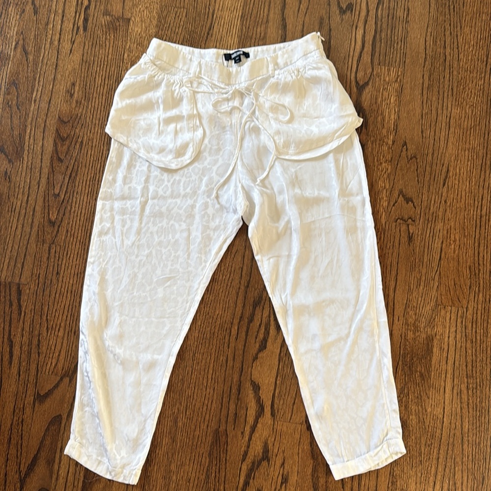 Available- Just Cavalli white resort pants
